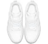A top-down view of a pair of white Nike Court Borough Low 2 (PSV) sneakers. Voir les images du produit