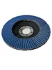 1x Fächerschleifscheiben 115mm flach Körnung 100 Blau Produktbild-Vorschau 3