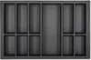 ORGA-BOX VII Design Besteckeinsatz basaltgrau 726 x 474 mm Produktbild-Vorschau 1