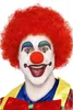Clown Perücke rot für Karneval Faschingskostüm Produktbild-Vorschau 5