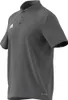 A gray Adidas polo shirt for men, shown from the side. Podgląd zdjęcia produktu