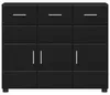 vidaXL Sideboard FLORIN 88,5 x 30,5 x 73 cm Schwarz Produktbild-Vorschau 6