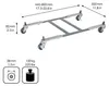 Pflanzenroller Wagner Sun City Stahl Ø 23 cm TK 100 kg grau Produktbild-Vorschau 6
