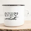 Huuraa Emaille Tasse Ostsee Geschenk Kaffeebecher Vintage Produktbild-Vorschau 1
