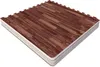 A stack of interlocking foam mats with a wood grain pattern. Náhľad obrázku produktu