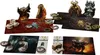 Board game components including character standees, tokens, and player boards. Náhled obrázku produktu