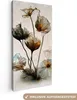 MuchoWow® - Leinwandbilder - Vintage - Blumen - Pflanzen - Produktbild-Vorschau 1