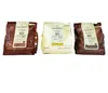 Callebaut Receipe No. 811, 823 und W2, Kuvertüre Callets, Zartbitter, Vollmilch und weiß Produktbild-Vorschau