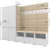Garderobe NELA VII 250 cm Modulare Flurmöbel XL Weiß mit Produktbild-Vorschau 4