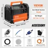 A collage of product images showing a refrigerant recovery machine and its accessories, along with product specifications. Anteprima dell’immagine prodotto