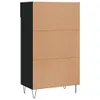 vidaXL Schuhschrank Schwarz 60x35x105 cm Holzwerkstoff Produktbild-Vorschau 16