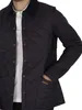 A man wearing a blue quilted jacket. Produktbild-Vorschau