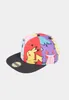 A multi-colored Pokémon snapback cap with a black brim, shown against a white background. Anteprima dell’immagine prodotto