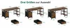 Schreibtisch 140x60x75cm Umkehrbarer PC Tisch, Bürotisch Produktbild-Vorschau 7