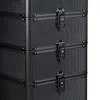 Kosmetikkoffer Trolley Schwarz 70L Schminkkoffer mit Rollen Produktbild-Vorschau 16