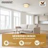 Monzana Lampadario da Soffitto 40W Rotondo 30cm Stoffa 1 Anteprima dell’immagine prodotto 2