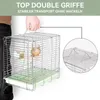 Vogelkäfig Edelstahl 304 faltbar 31,5×30×22cm leicht 1,8kg Produktbild-Vorschau 5
