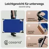 CASARIA® Sonnenliege Klappbar 180kg Belastbar Seitentasche Produktbild-Vorschau 8