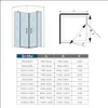 Duschabtrennung 120x90xH.195cm Eckeinstieg Duschkabine 6mm Produktbild-Vorschau 6