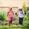 Relaxdays Beetzaun, 4-teilige Beetumrandung für Garten, Produktbild-Vorschau 3