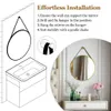 ARTLOGE specchio da bagno rotondo in alluminio specchio da Anteprima dell’immagine prodotto 6