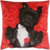 Kissenhülle 2er Pack Fotodruck ca. 40 x 40cm Hund Produktbild-Vorschau 1