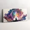 Lebensstil der Meditation – Leinwandbild Wandbild – 120x60 Produktbild-Vorschau 1
