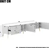 okwish TV-Lowboards für 75 Zoll Fernseher, TV Schrank Produktbild-Vorschau 7