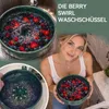 Obstwaschschüssel mit Abtropffunktion, Beeren Sieb Schale Produktbild-Vorschau 5