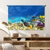 MuchoWow® Wandteppich Wandbehang Meer - Fische - Korallen - Produktbild-Vorschau 6