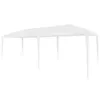 vidaXL Tenda per feste 3x6 m PE Bianco Anteprima dell’immagine prodotto 5