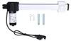 A product shot of an electric linear actuator with accessories. Produktbild-Vorschau
