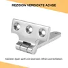 2 Stück Robuste T-Scharniere für Boote, 316 Edelstahl, Produktbild-Vorschau 5