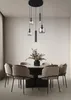 Suspension MATARO noire et chromée, 5 x E27 x 10 W, métal, Voir les images du produit 8