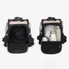 Damen Rucksack, Cityrucksack leger, Nylon Schultertasche Produktbild-Vorschau 3