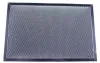 A close-up, overhead view of a rectangular metal mesh filter with a black border. Anteprima dell’immagine prodotto