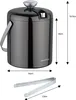 Klausberg Eiskübel 1,3L Edelstahl Schwarz Produktbild-Vorschau 7