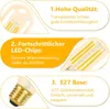 Marketing image with text highlighting product features and close-ups of the light bulb. Podgląd zdjęcia produktu