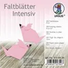 Faltblätter Intensiv Uni 10x10cm VE=100 Blatt rosa Produktbild-Vorschau 1
