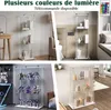 Vitrine D'exposition En Verre Avec LED, 3 Étagères, 2 Voir les images du produit 4