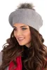 Vivisence Elegante Baskenmütze Damen mit bommel Produktbild-Vorschau 1