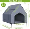 XMTECH Haustierzelt Hundezelt Outdoor Hundeliege überdacht, Produktbild-Vorschau 2