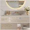 S'AFIELINA miroir salle de bain LED 60 cm rond, tactile, Voir les images du produit 3