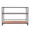 Nástěnný závěsný stojan na víno 3 Tier Bottle Rack Black Náhled obrázku produktu 3
