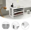 5 Tier Schreibtisch-Organizer,Briefablage Stapelbar Produktbild-Vorschau 4