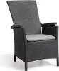 Keter Gartensessel Verstellbar Vermont Graphitgrau 238452 Produktbild-Vorschau 3