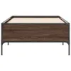vidaXL Bettgestell Braun Eichen-Optik 75x190 cm Produktbild-Vorschau 4