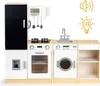 Ecotoys Drewniana kuchnia XXL z diodami LED i tablicą Podgląd zdjęcia produktu 12
