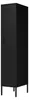 Lendo Online Lockerkast Metaal 35x50x180 cm Zwart Productafbeelding-voorbeeld 4