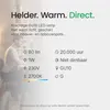 Foco LED GU10, 1W, 80 lúmenes, 4000K, luz blanca neutra Vista previa de la imagen del producto 9